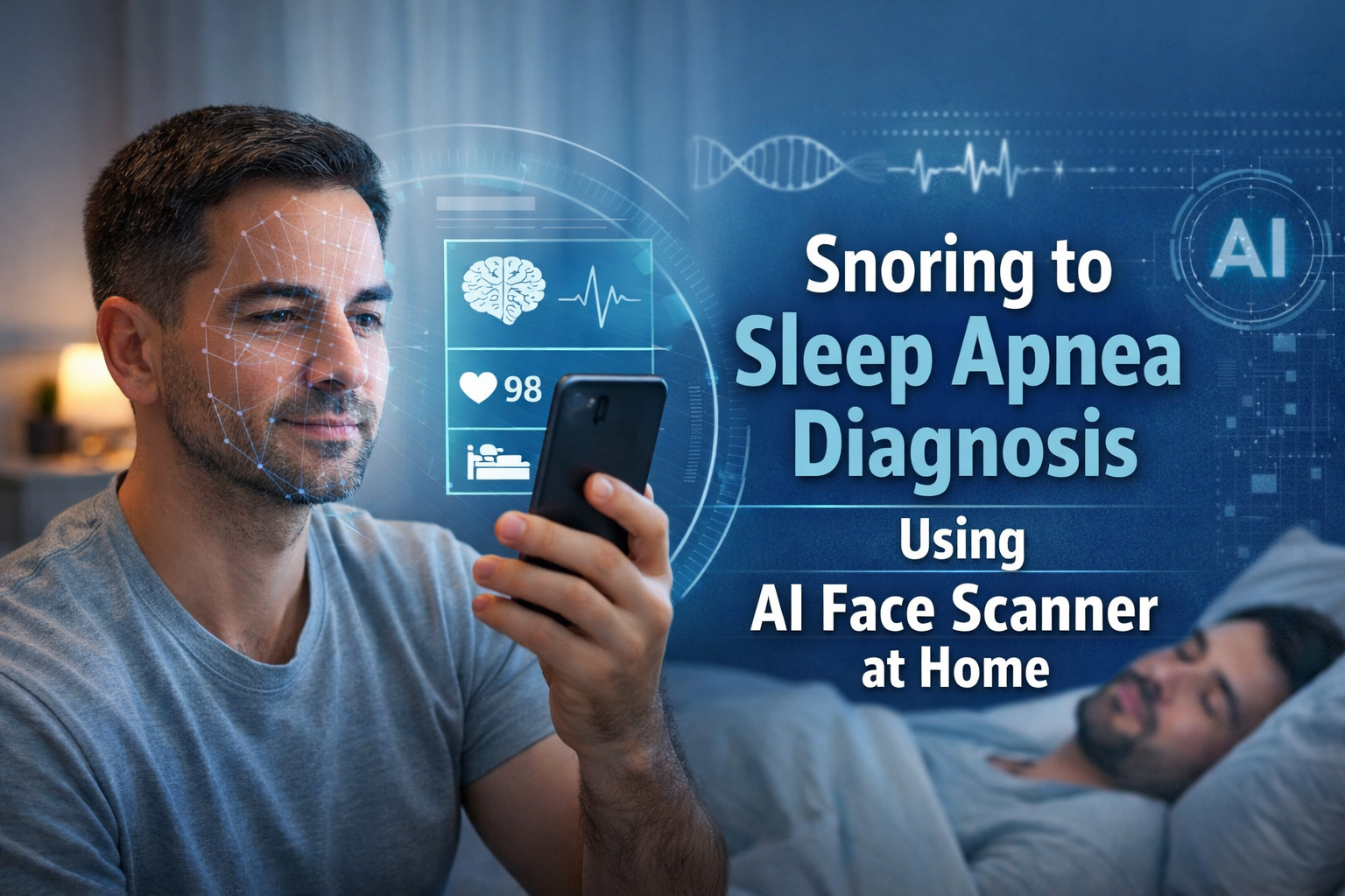 Ai face scanner for sleep apnea