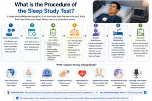 Procedure of the Sleep Study Test